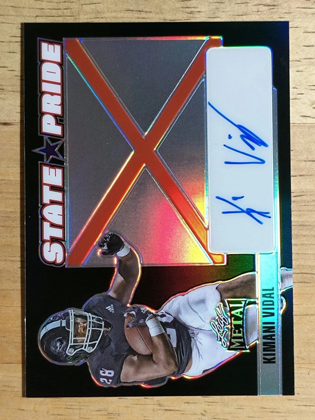2024 Leaf Metal State Pride Autographs Prismatic Black #SPKV1 Kimani Vidal