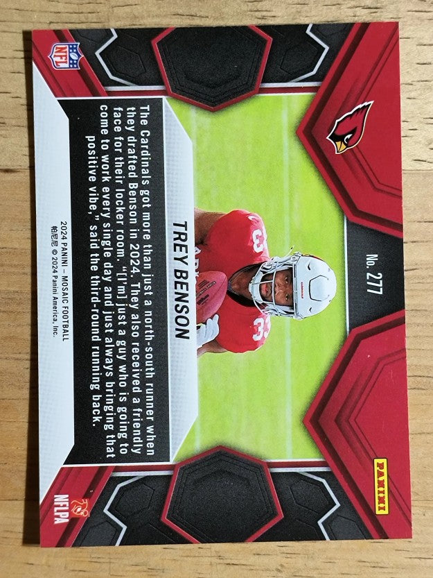 2024 Panini Mosaic #277 Trey Benson DEB