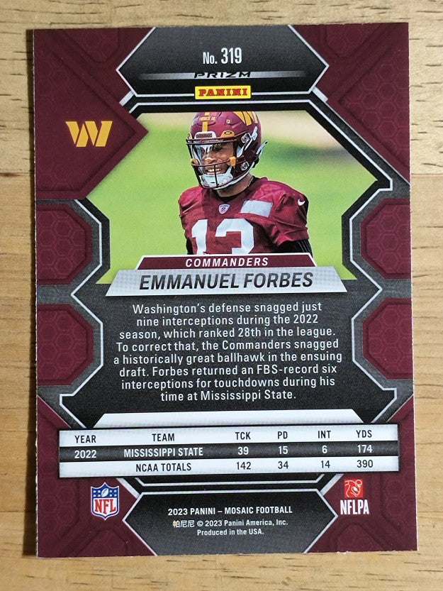 2024 Panini Mosaic #319 Jared Verse RC