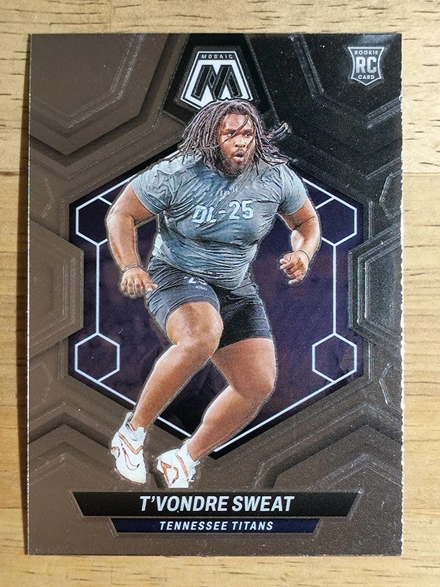 2024 Panini Mosaic #338 T'Vondre Sweat RC