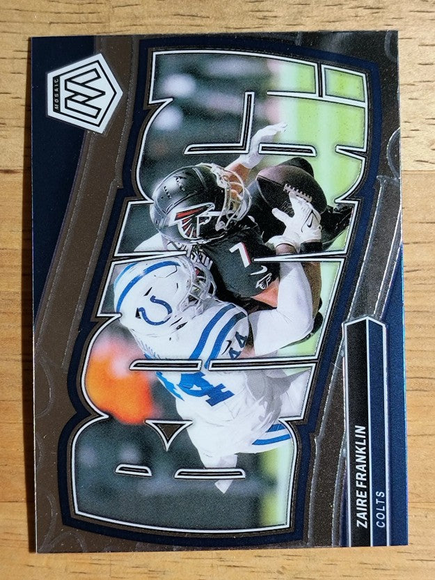 2024 Panini Mosaic Bang! #7 Zaire Franklin