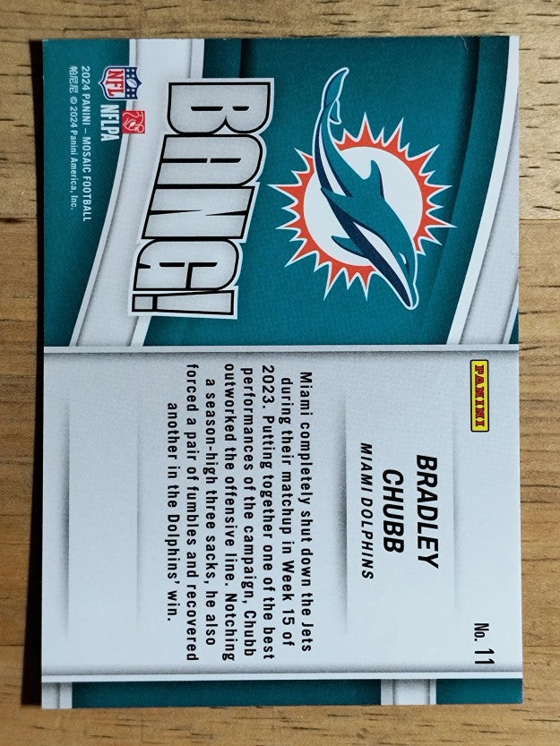 2024 Panini Mosaic Bang! #11 Bradley Chubb
