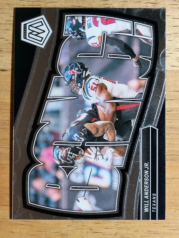 2024 Panini Mosaic Bang! #14 Will Anderson Jr.
