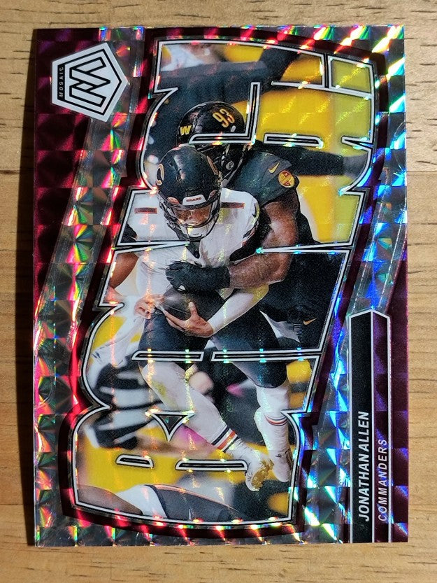 2024 Panini Mosaic Bang! Mosaic #8 Jonathan Allen