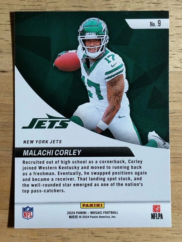 2024 Panini Mosaic Elevate #9 Malachi Corley