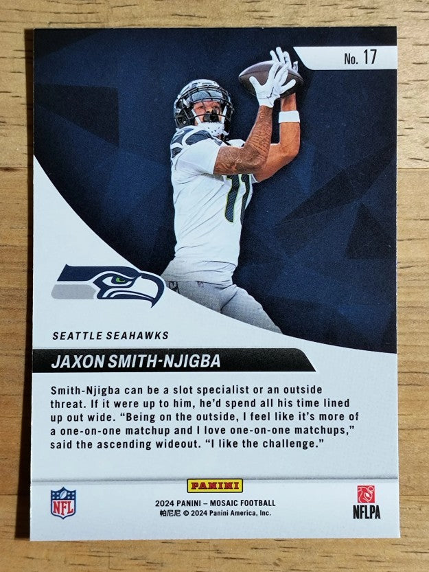 2024 Panini Mosaic Elevate #17 Jaxon Smith-Njigba