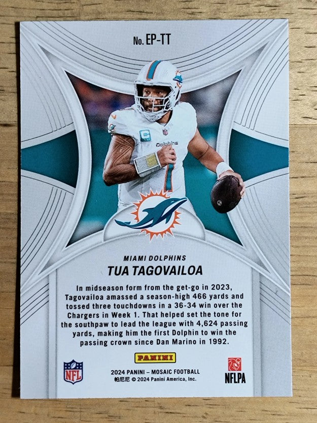 2024 Panini Mosaic Epic Performers #6 Tua Tagovailoa