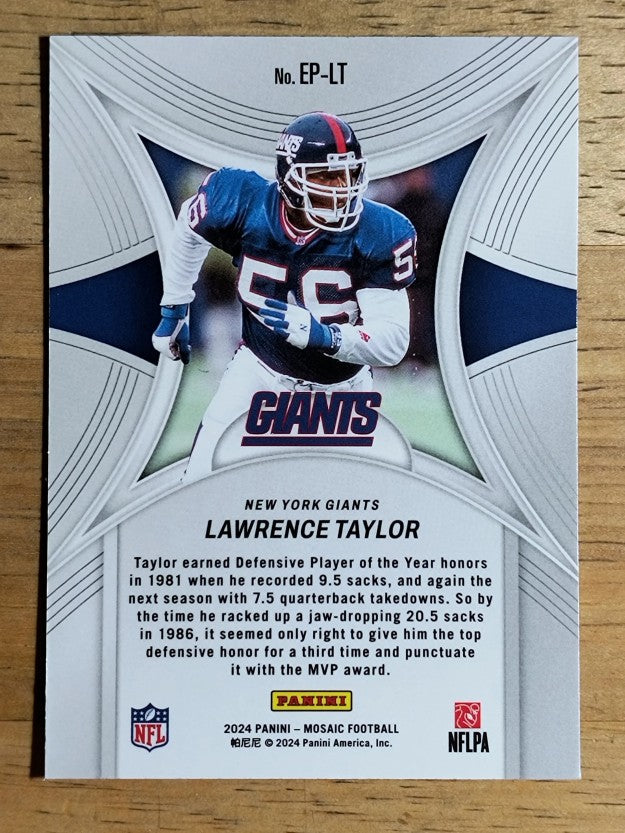 2024 Panini Mosaic Epic Performers #19 Lawrence Taylor