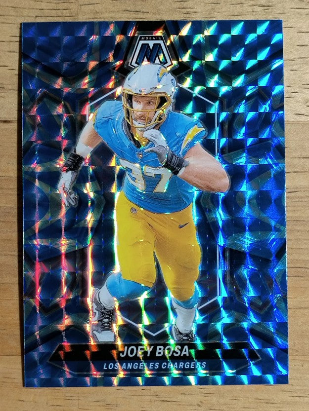 2024 Panini Mosaic Mosaic Reactive Blue #124 Joey Bosa