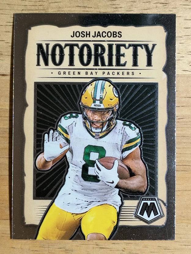 2024 Panini Mosaic Notoriety #5 Josh Jacobs