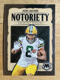 2024 Panini Mosaic Notoriety #5 Josh Jacobs