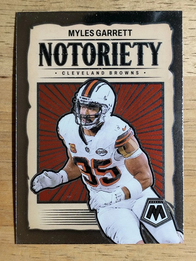 2024 Panini Mosaic Notoriety #16 Myles Garrett