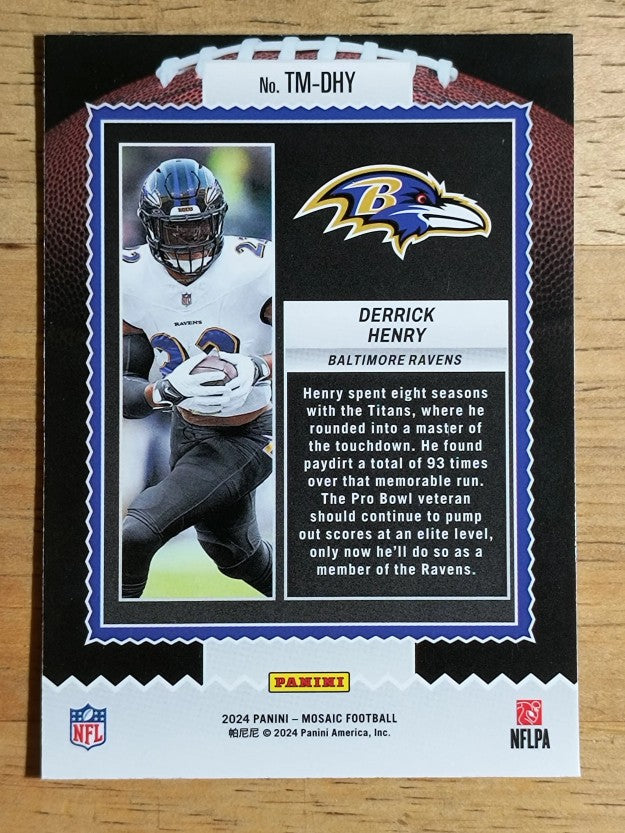 2024 Panini Mosaic Touchdown Masters #10 Derrick Henry
