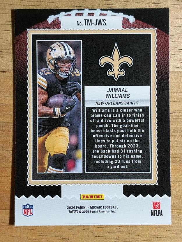 2024 Panini Mosaic Touchdown Masters #15 Jamaal Williams