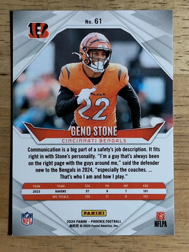 2024 Panini Phoenix Lazer #61 Geno Stone