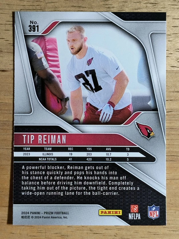 2024 Panini Prizm #391 Tip Reiman RC