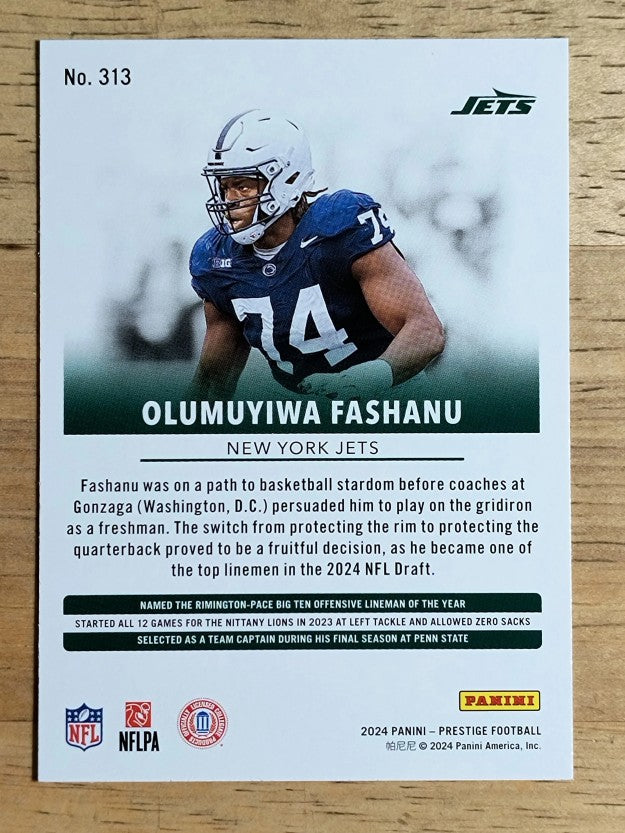 2024 Prestige #313 Olumuyiwa Fashanu RC