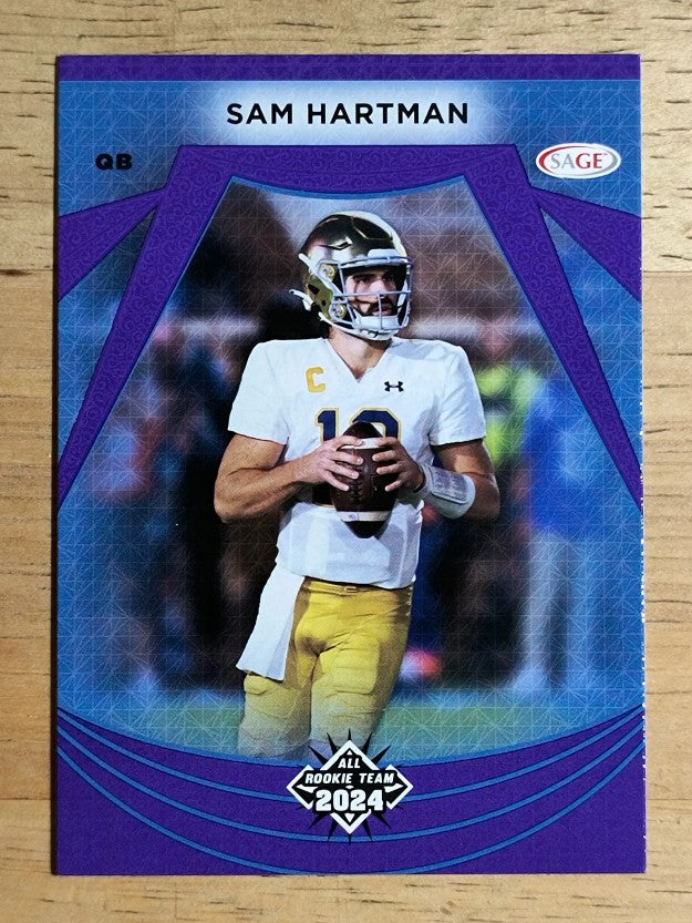 2024 SAGE HIT Blue #117 Sam Hartman ART