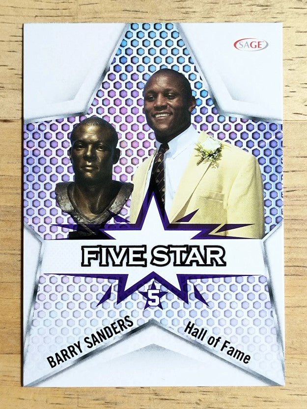 2024 SAGE HIT Five Star #FS5 Barry Sanders