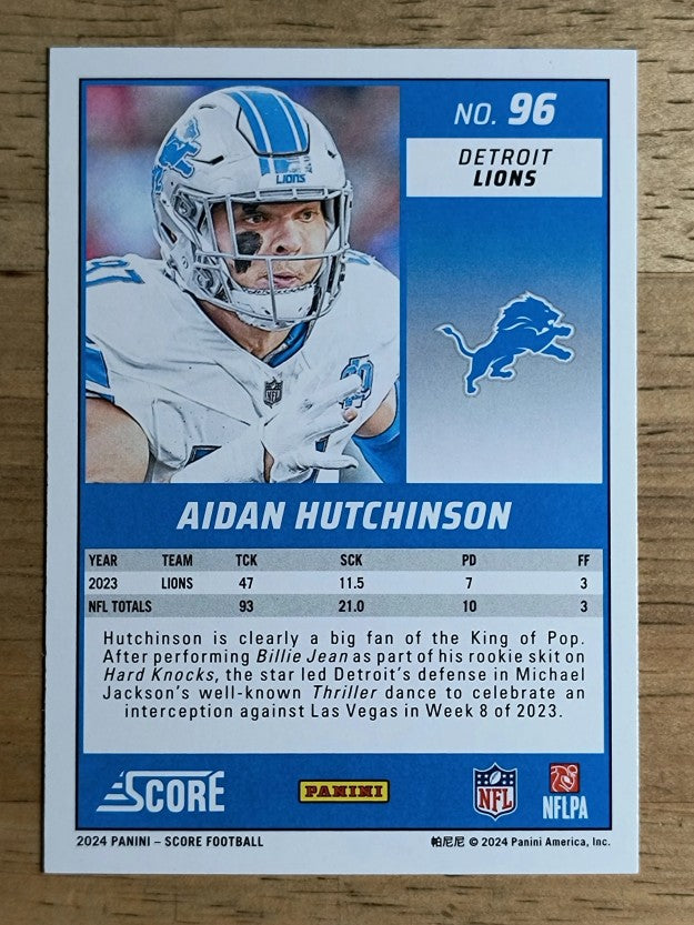 2024 Score #96 Aidan Hutchinson