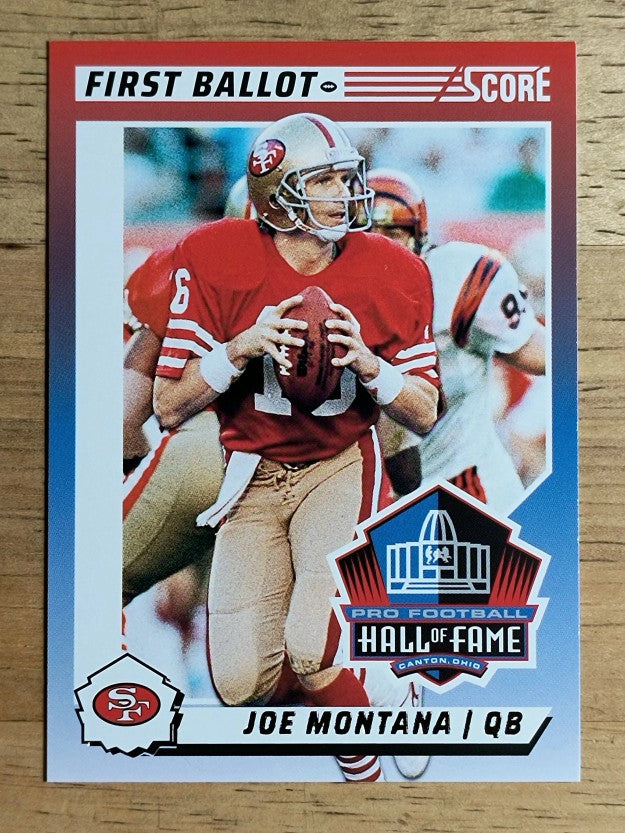 2024 Score First Ballot #7 Joe Montana