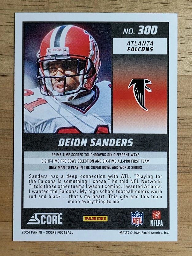2024 Score Green #300 Deion Sanders