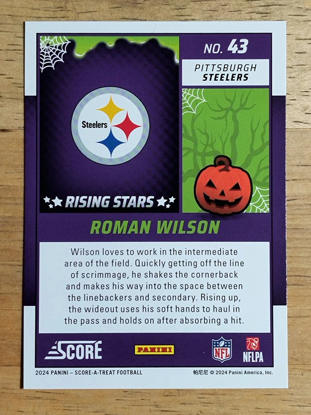2024 Score Halloween Pumpkin #43 Shaq Thompson