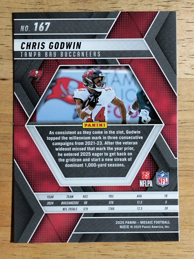 2025 Panini Mosaic #167 Chris Godwin