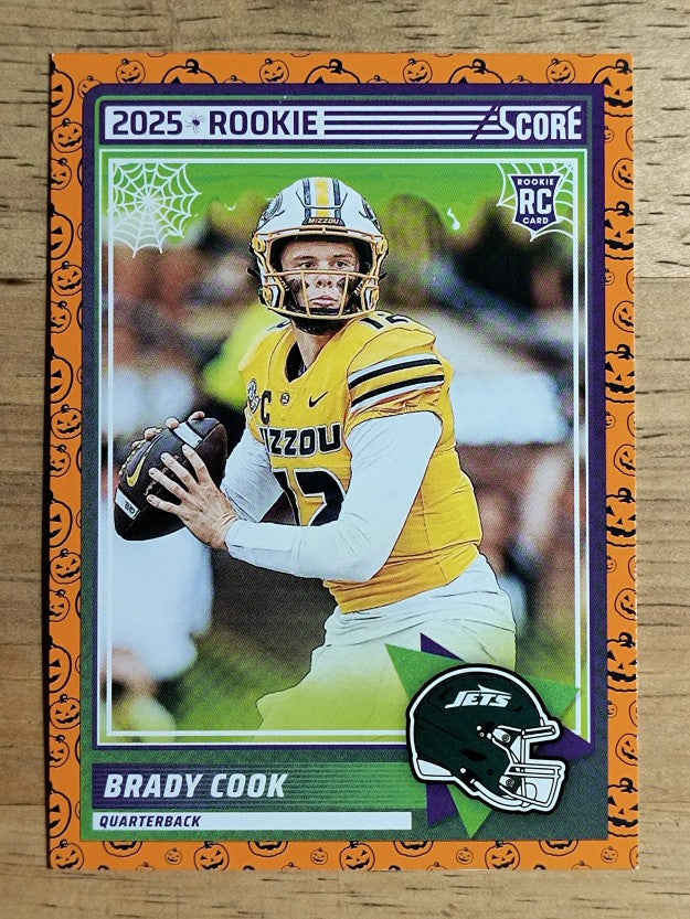 2025 Score Rookies Pumpkin #36 Brady Cook