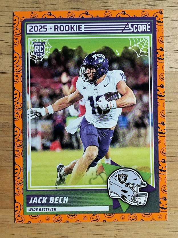 2025 Score Rookies Pumpkin #63 Jack Bech