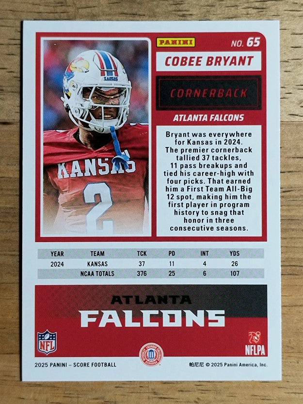 2025 Score Rookies Pumpkin #65 Cobee Bryant