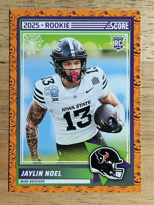 2025 Score Rookies Pumpkin #68 Jaylin Noel