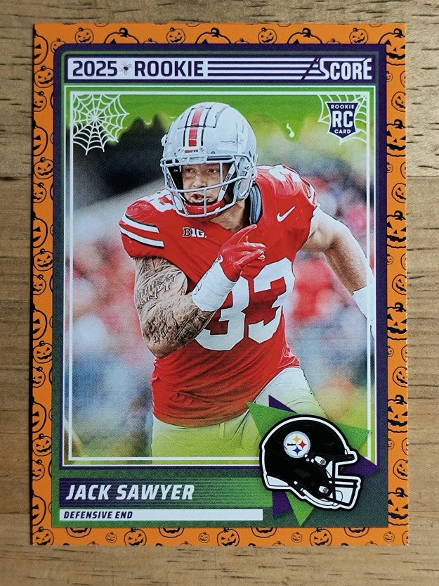 2025 Score Rookies Pumpkin #83 Jack Sawyer