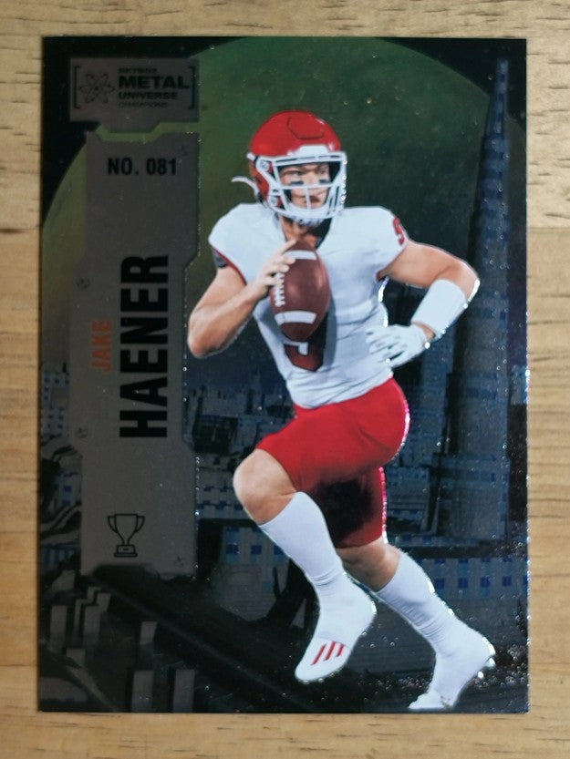 2022 Skybox Metal Universe Champions #81 Jake Haener