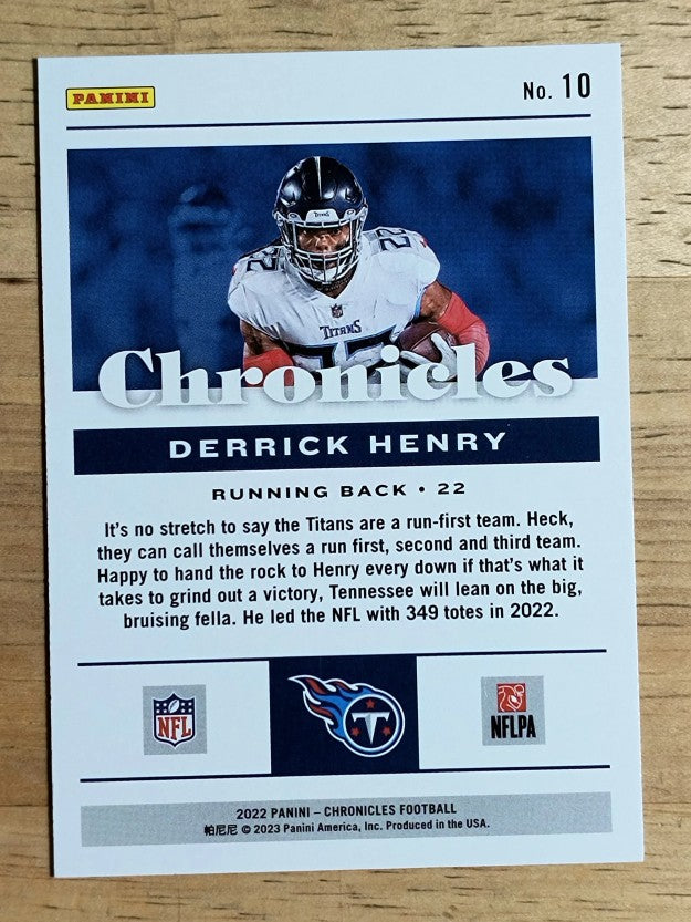 2022 Panini Chronicles #10 Derrick Henry