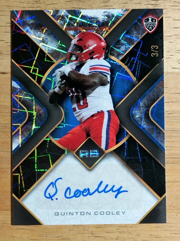 2024 Wild Card Auto Mania American Square Lazers Mt. Rushmore Quinton Cooley