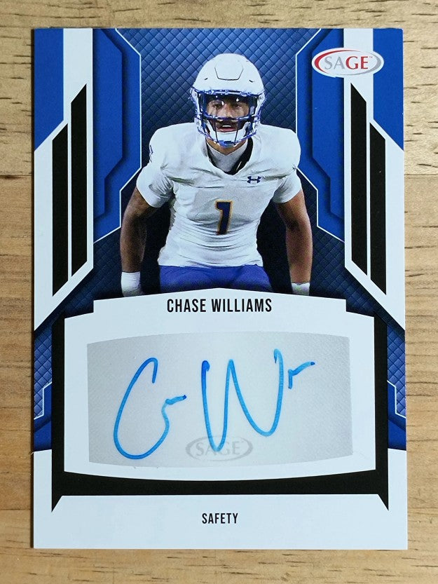 2024 SAGE HIT Autographs Black #ACW2 Chase Williams