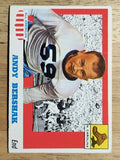 1955 Topps All American #7 Andy Bershak RC (EXMT)