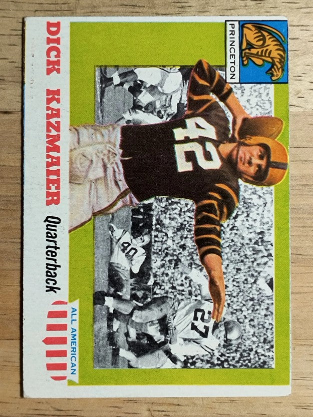 1955 Topps All American #23 Dick Kazmaier RC (VGEX)