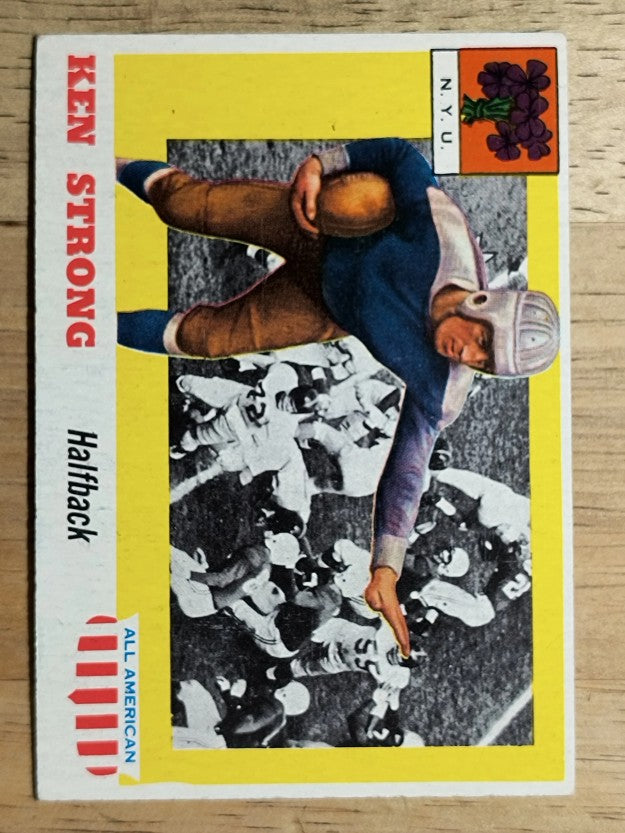 1955 Topps All American #24 Ken Strong (VGEX)