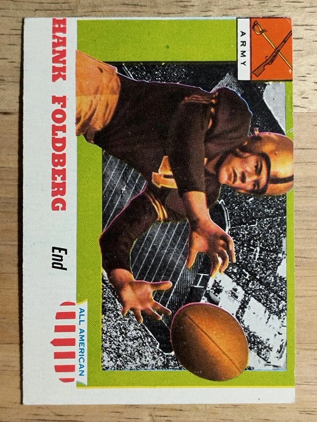 1955 Topps All American #32 Hank Foldberg RC (VGEX)