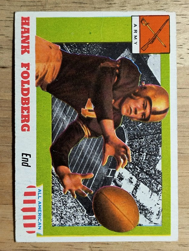 1955 Topps All American #32 Hank Foldberg RC (VG)