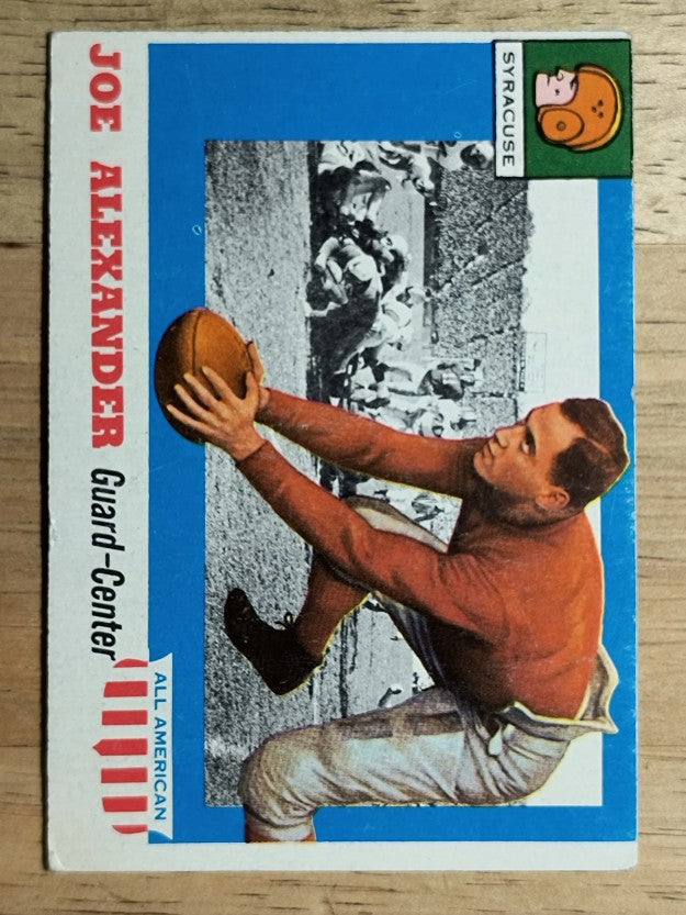 1955 Topps All American #41 Joseph Alexander SP RC (VG)