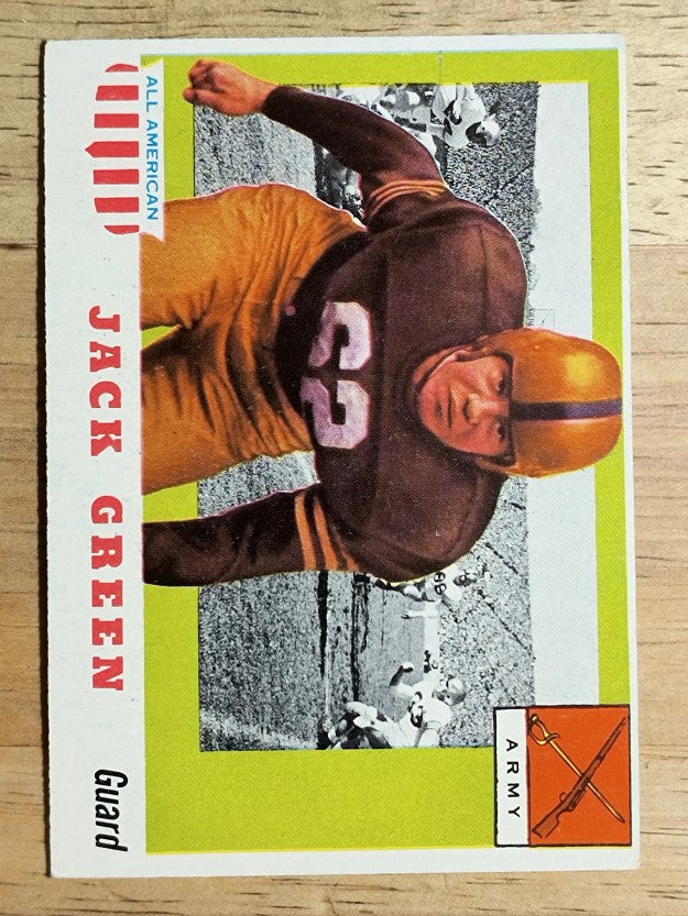 1955 Topps All American #53 John F. Green RC (EX)