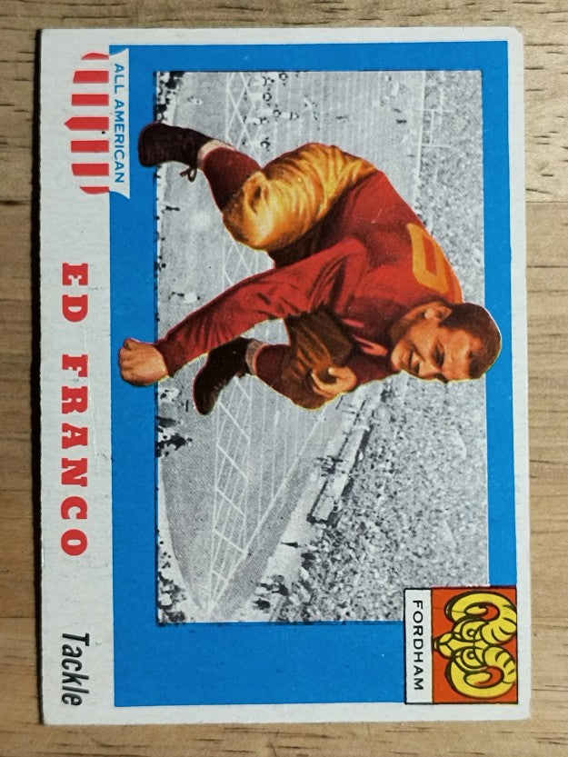 1955 Topps All American #58 Ed Franco RC (VGEX)
