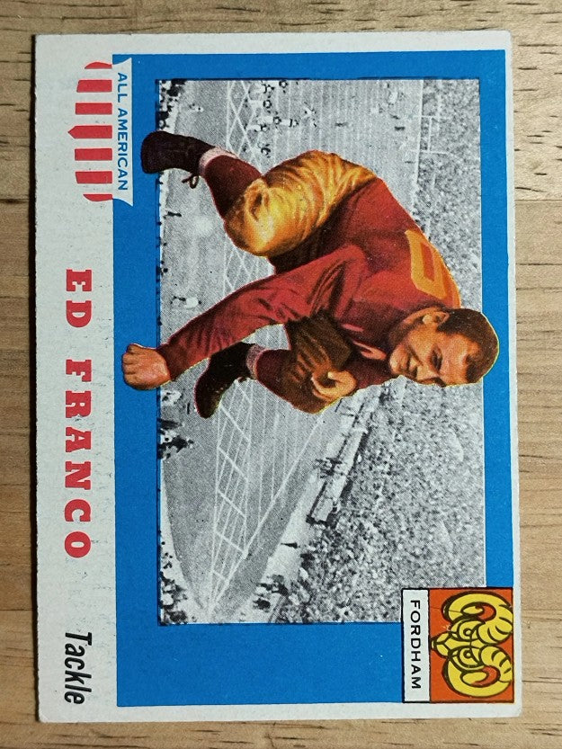 1955 Topps All American #58 Ed Franco RC (EX)