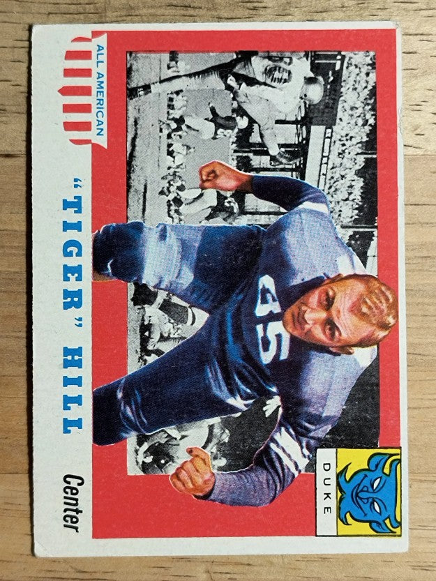 1955 Topps All American #60 Dan Hill RC (EX)