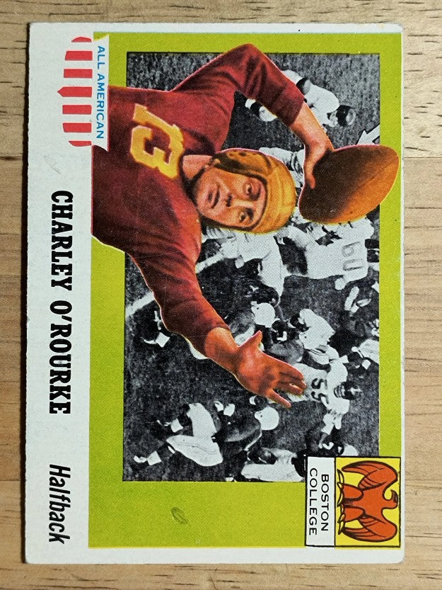 1955 Topps All American #90 Charlie O'Rourke RC (VG)