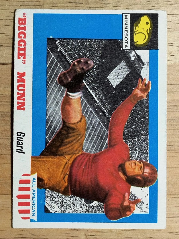 1955 Topps All American #92 Biggie Munn RC (EX)
