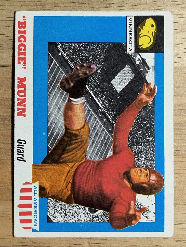 1955 Topps All American #92 Biggie Munn RC (EX)